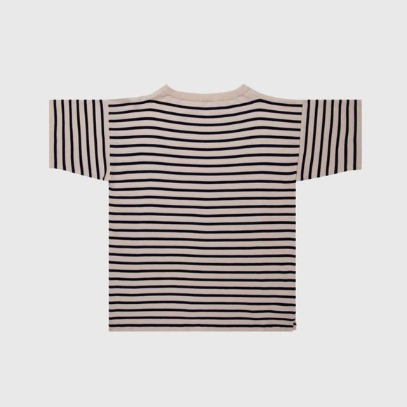 Andersen-Andersen Other - Andersen-Andersen Boatsman Shirt – Raw Cotton/Royal Blue Stripe | Size Small